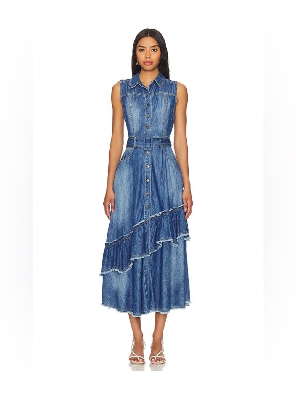 MSRP $248 NWOT Free People Beau Midi Dress Small - Picture 5 of 9